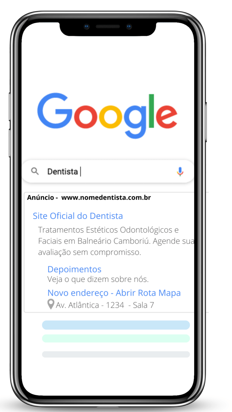 Modelo de anúncio mobile